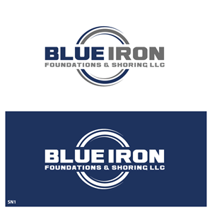 Diseño de Logo por Sujit Banerjee para Blue Iron Foundations & Shoring, LLC | Diseño: #36788029