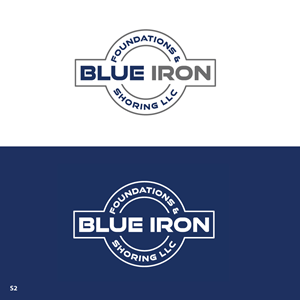 Logo Design by Sujit Banerjee for Blue Iron Foundations & Shoring, LLC | Design: #36788030