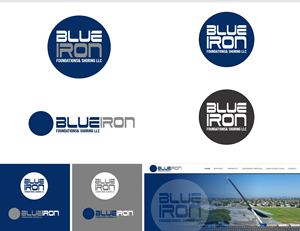 Logo Design by DesignMX (Renan Mejia) for Blue Iron Foundations & Shoring, LLC | Design: #36788883