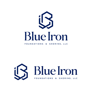 Logo Design by debdesign for Blue Iron Foundations & Shoring, LLC | Design: #36794086