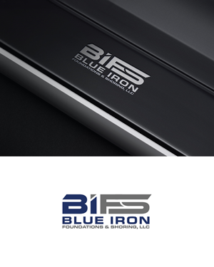 Logo Design by GoGraphicsDesign for Blue Iron Foundations & Shoring, LLC | Design: #36808221