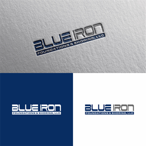Logo-Design von achil78 für Blue Iron Foundations & Shoring, LLC | Design: #36793499