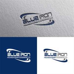 Logo-Design von achil78 für Blue Iron Foundations & Shoring, LLC | Design: #36793541