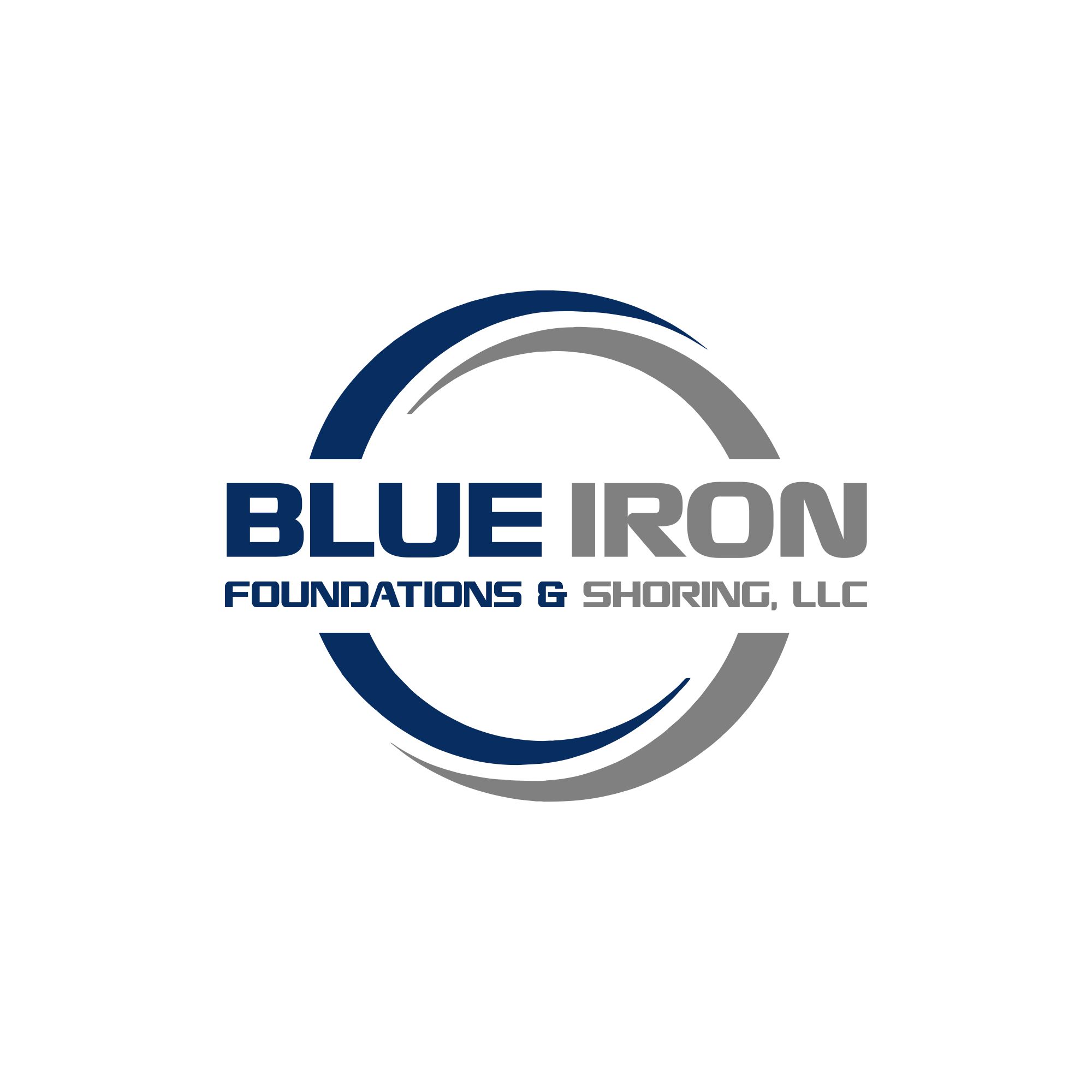 Logo-Design von agustian spades für Blue Iron Foundations & Shoring, LLC | Design #36807428