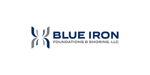 Diseño de Logo por John316 para Blue Iron Foundations & Shoring, LLC | Diseño: #36820158