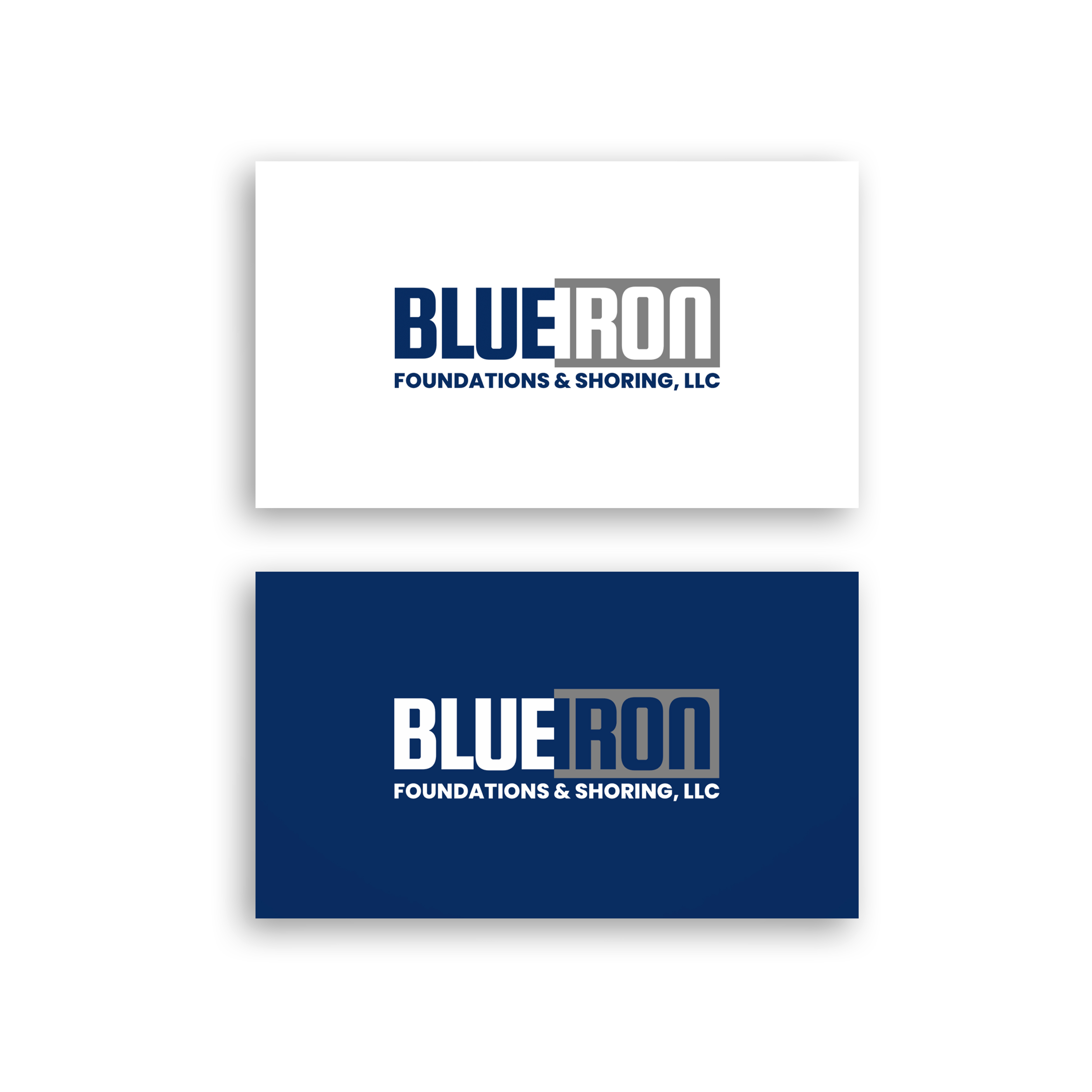 Logo-Design von aquabomb26 für Blue Iron Foundations & Shoring, LLC | Design #36786961