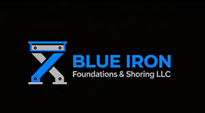 Logo Design by Minang Art_Studio for Blue Iron Foundations & Shoring, LLC | Design: #36821558
