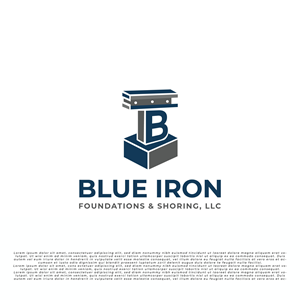 Logo Design by UAD DESIGNS for Blue Iron Foundations & Shoring, LLC | Design: #36795678