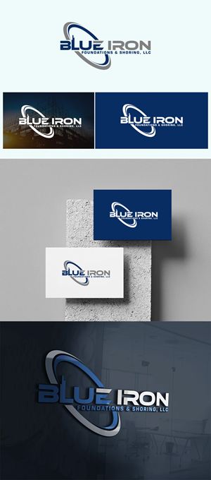 Logo Design by Imran_me for Blue Iron Foundations & Shoring, LLC | Design #36801005