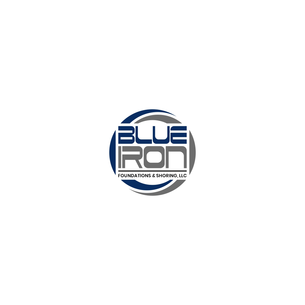 Logo Design by bultok for Blue Iron Foundations & Shoring, LLC | Design #36790921