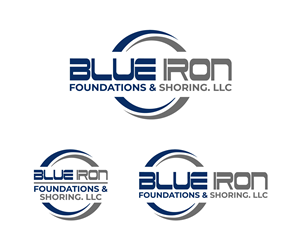 Logo-Design von genzo für Blue Iron Foundations & Shoring, LLC | Design: #36815566