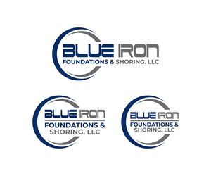 Logo-Design von genzo für Blue Iron Foundations & Shoring, LLC | Design: #36815607