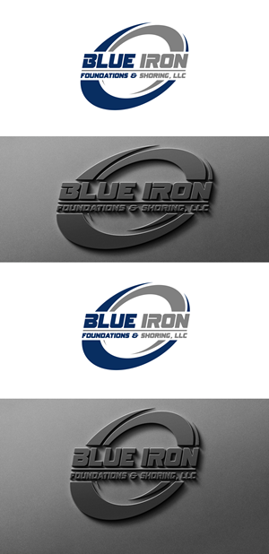 Logo Design by ARS777 for Blue Iron Foundations & Shoring, LLC | Design: #36787047