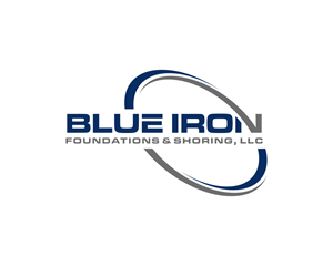 Diseño de Logo por jo.art para Blue Iron Foundations & Shoring, LLC | Diseño: #36820450