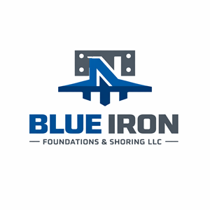 Diseño de Logo por Design92 para Blue Iron Foundations & Shoring, LLC | Diseño: #36820134