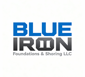 Logo Design by Design92 for Blue Iron Foundations & Shoring, LLC | Design: #36821561