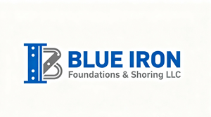 Logo Design by Design92 for Blue Iron Foundations & Shoring, LLC | Design: #36821563