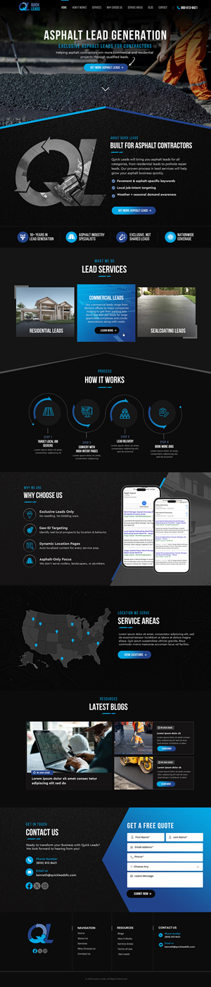 Web Design by Blue Sparrow for this project | Design: #36811101