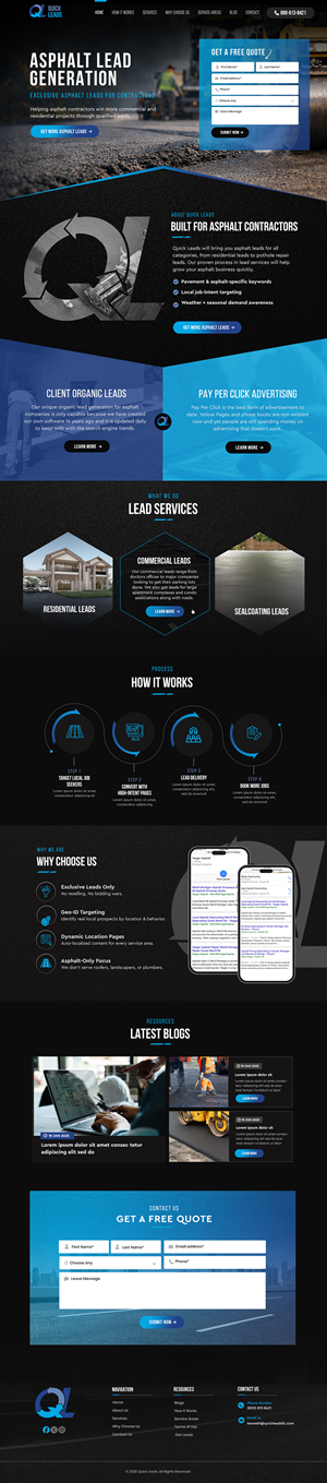 Web Design by Blue Sparrow for this project | Design: #36811103