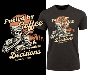 Beans and Brews slogan shirt 