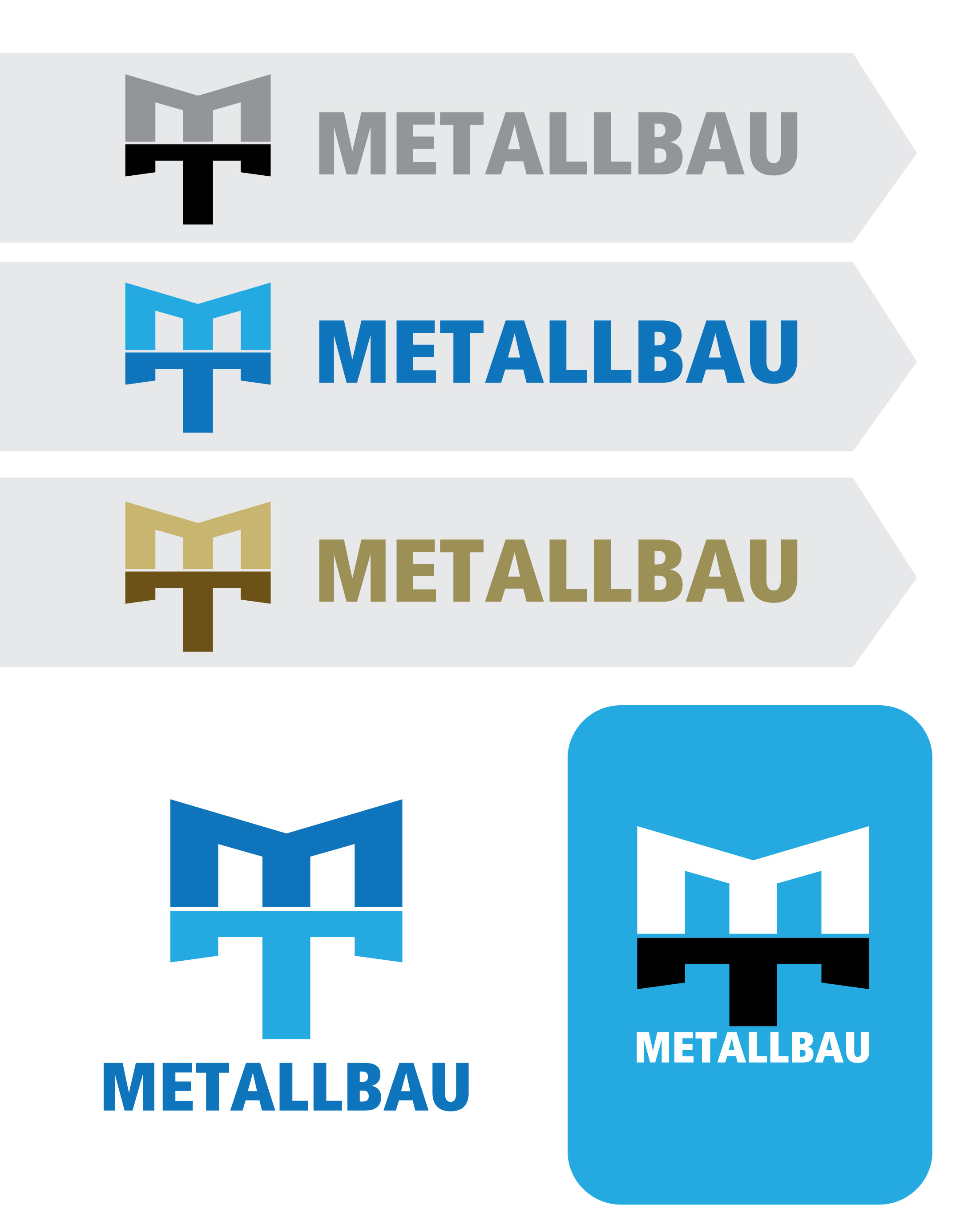 Diseño de Logo por Wonderful design para MT-Metallbau GmbH | Diseño #36789991