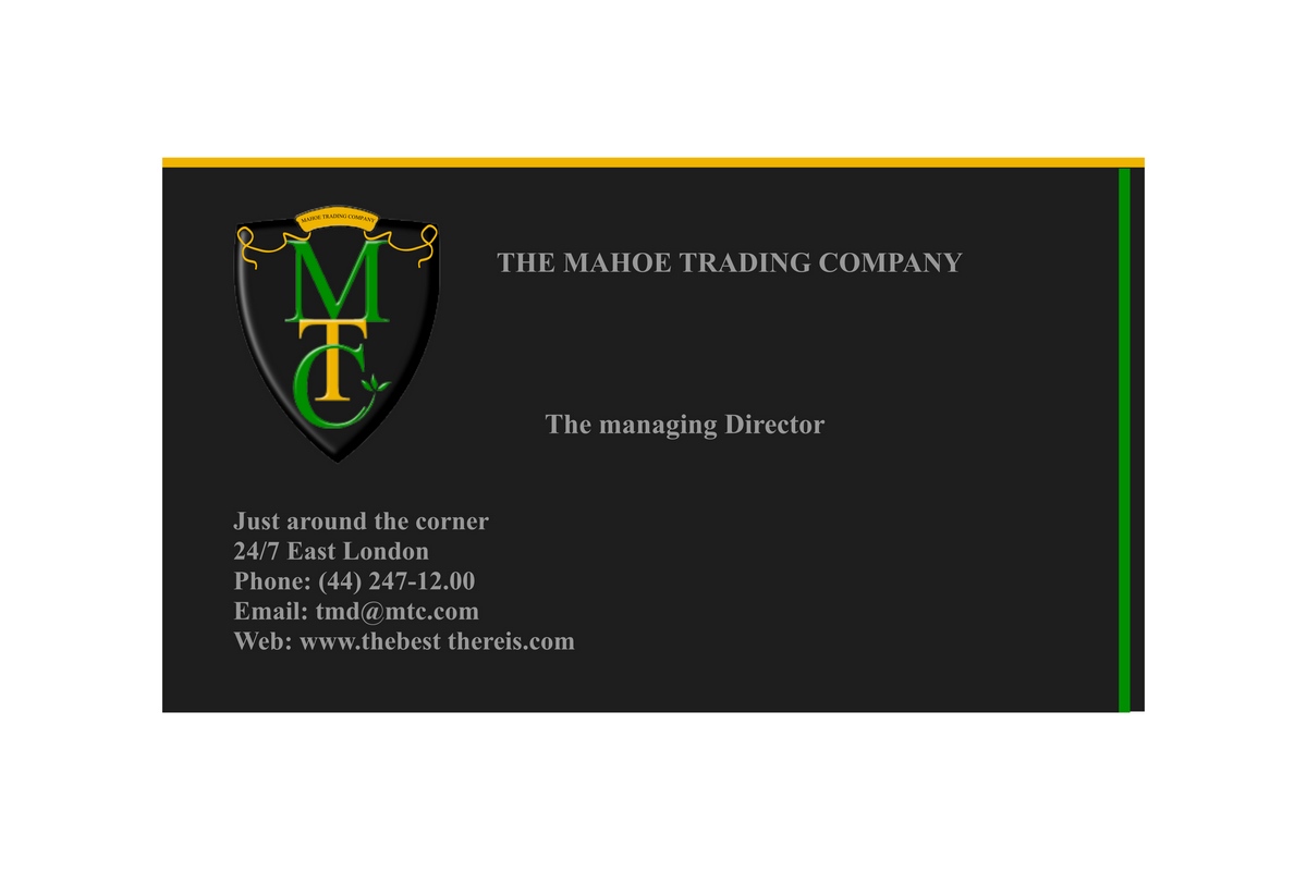 Logo Design by nsa51southwest for The Mahoe Trading Company | Design #3182904