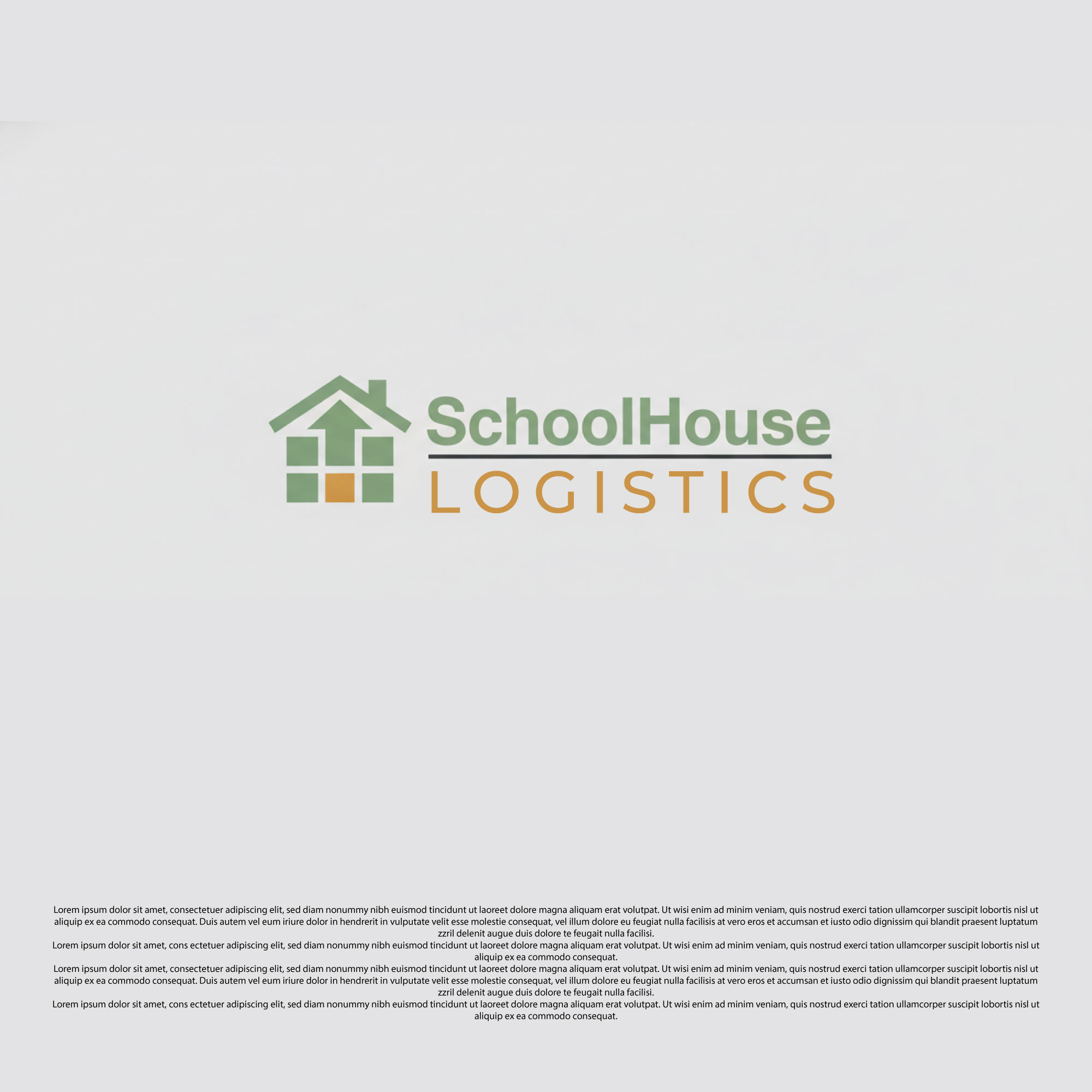 Logo Design by UAD DESIGNS for SchoolHouse Logistics | Design #36801075