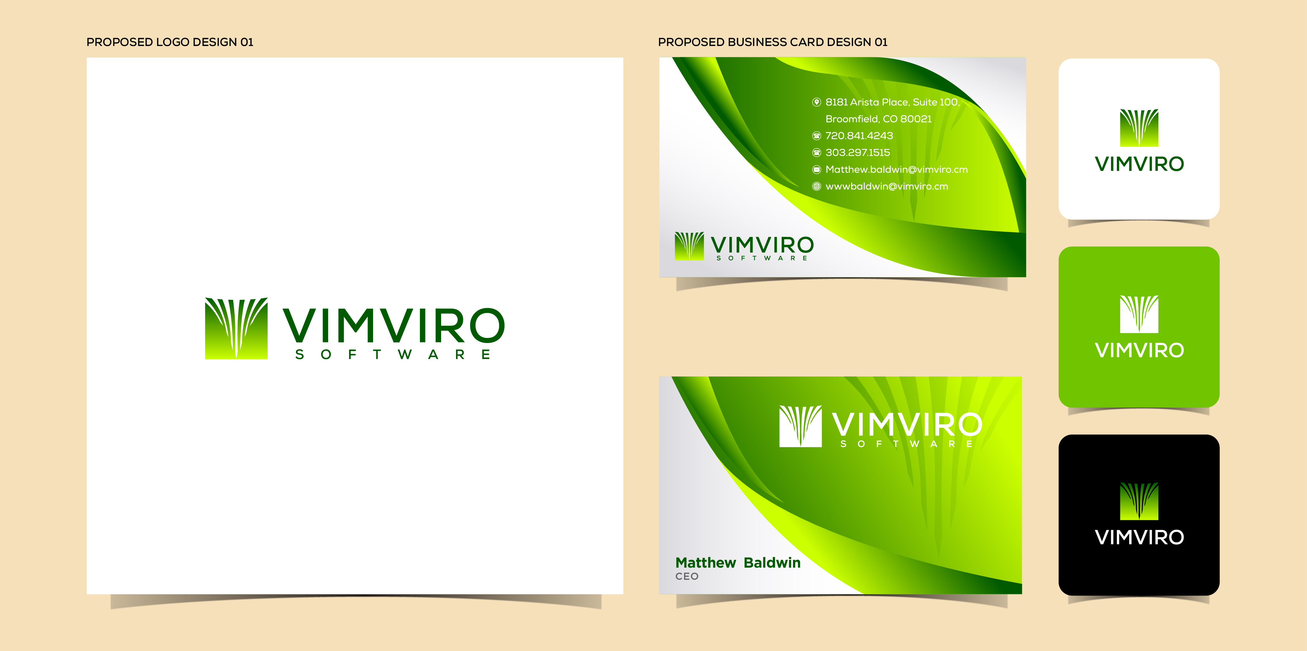 Diseño de Logo y Tarjeta de Presentación por dharlan para Solidgreen Software, LLC | Diseño #36789622