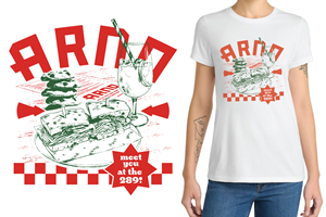 T-shirt Design by Jennifer Beatty for this project | Design #36800776