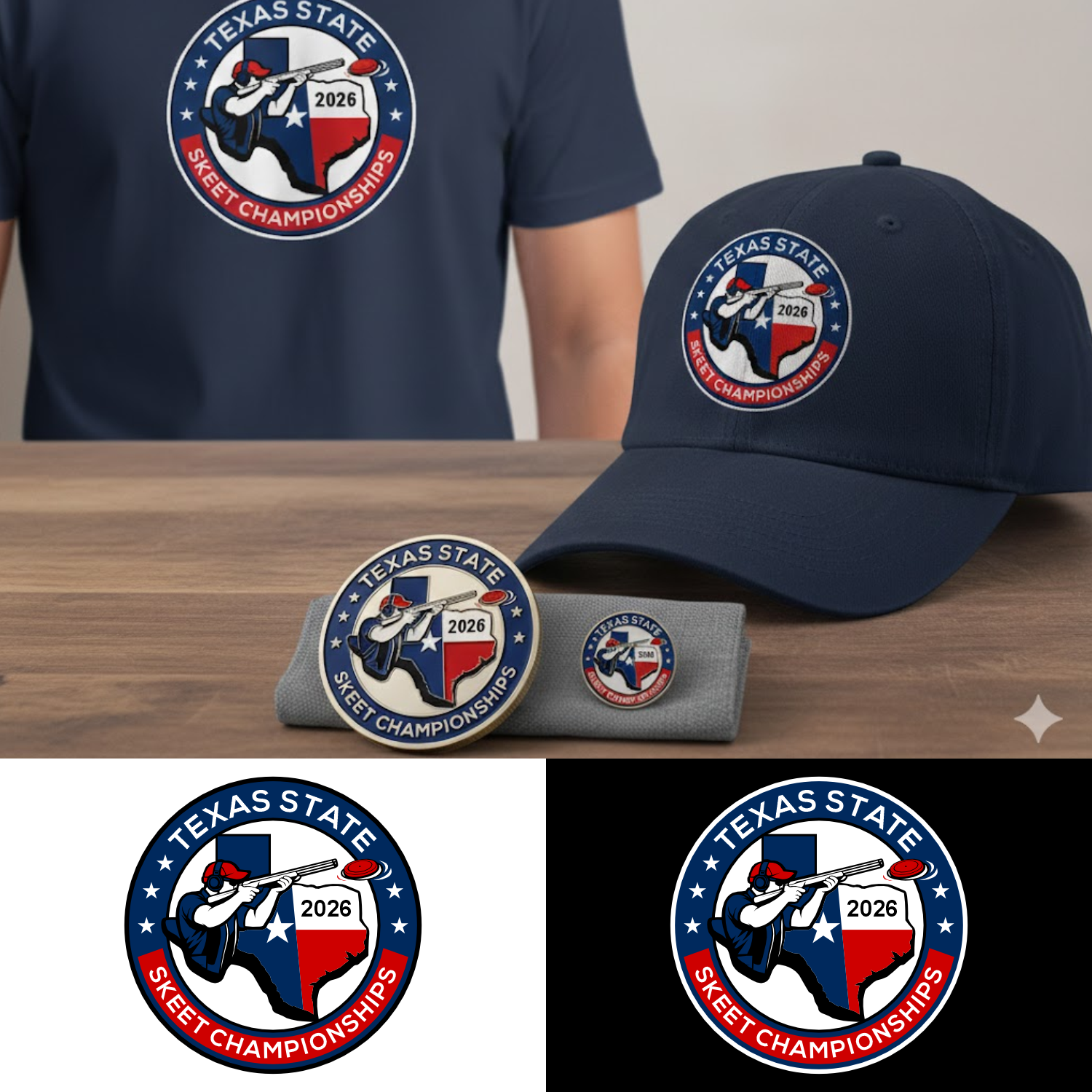 Logo Design by Dalang Design for Texas Skeet Shooters Association | Design #36794117