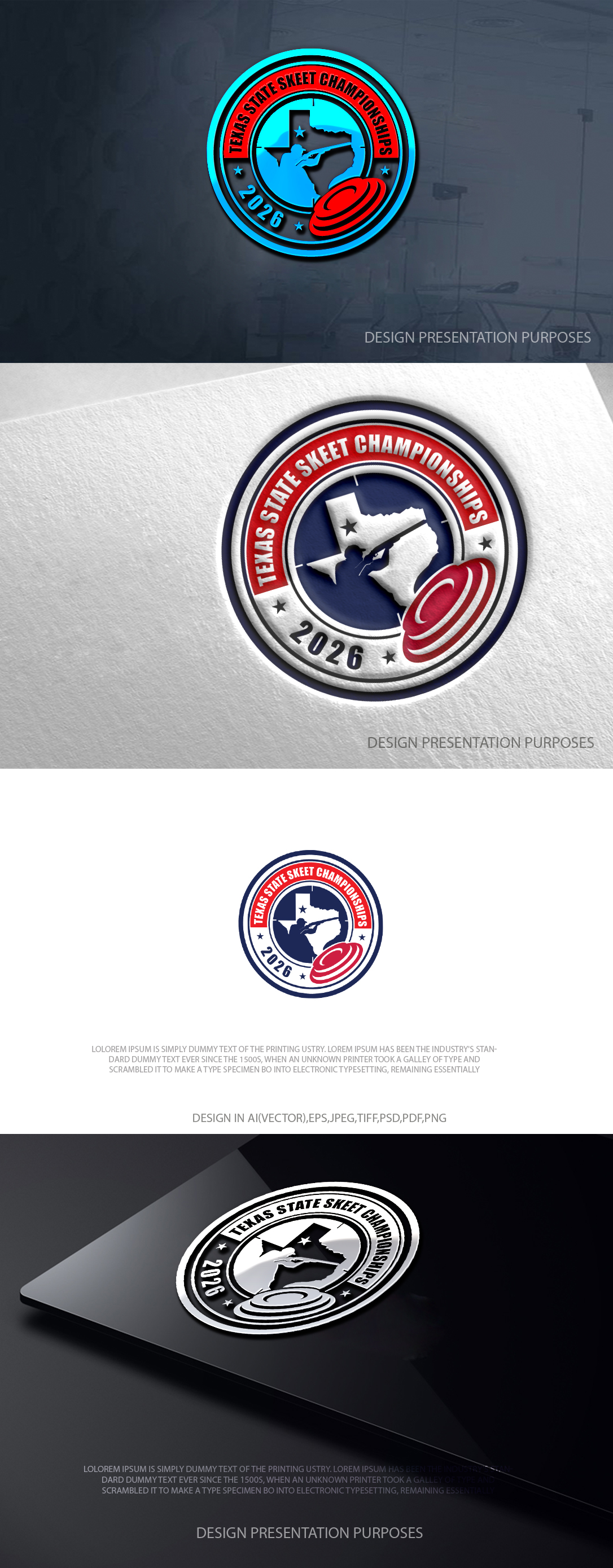 Logo Design by zebronicgraphic for Texas Skeet Shooters Association | Design #36792983