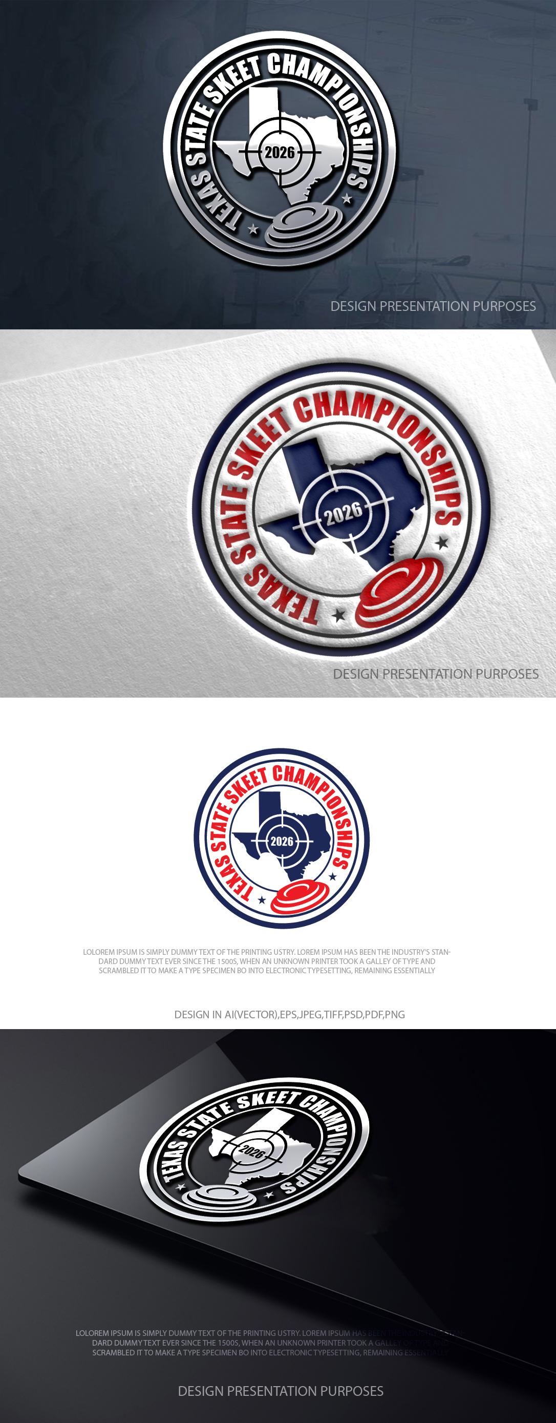 Logo Design by zebronicgraphic for Texas Skeet Shooters Association | Design #36793064