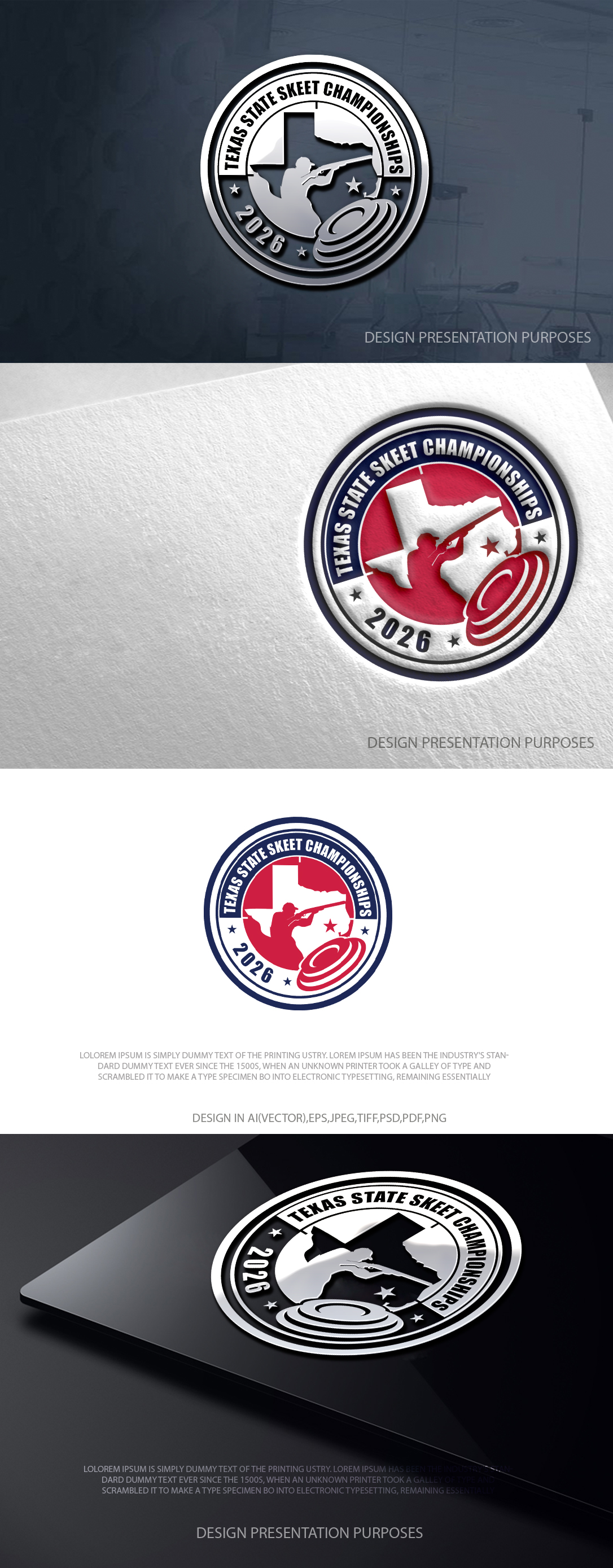 Logo Design by zebronicgraphic for Texas Skeet Shooters Association | Design #36794892