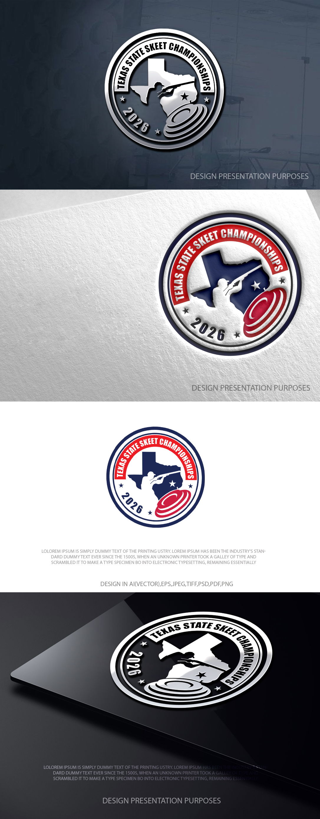 Logo Design by zebronicgraphic for Texas Skeet Shooters Association | Design #36794893