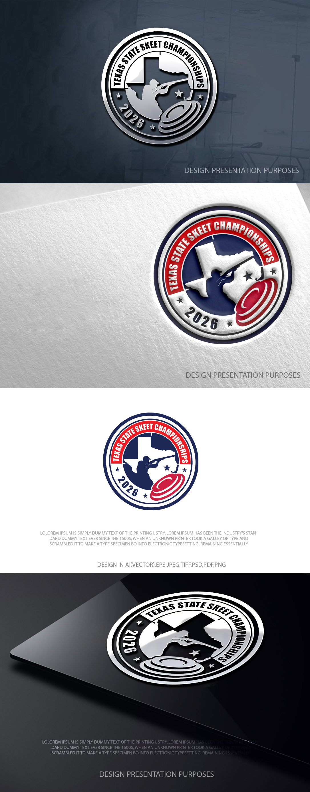 Logo Design by zebronicgraphic for Texas Skeet Shooters Association | Design #36794894