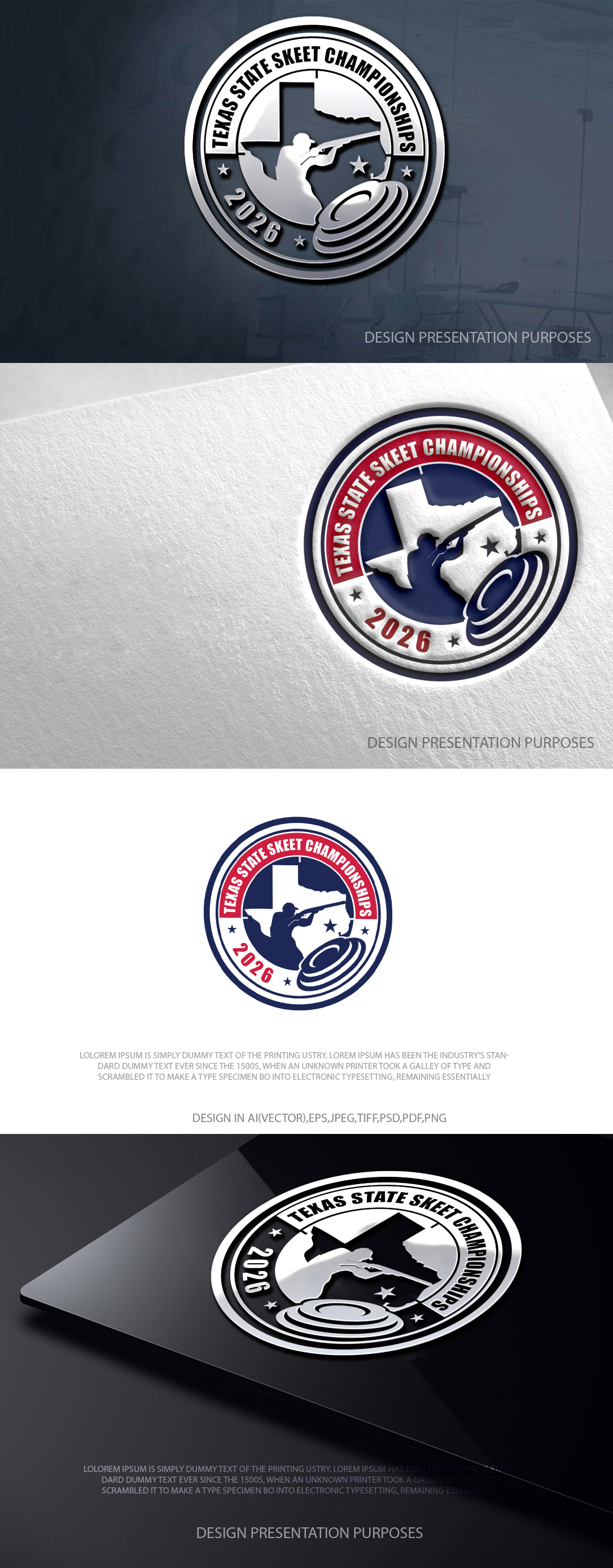 Logo Design by zebronicgraphic for Texas Skeet Shooters Association | Design #36794909