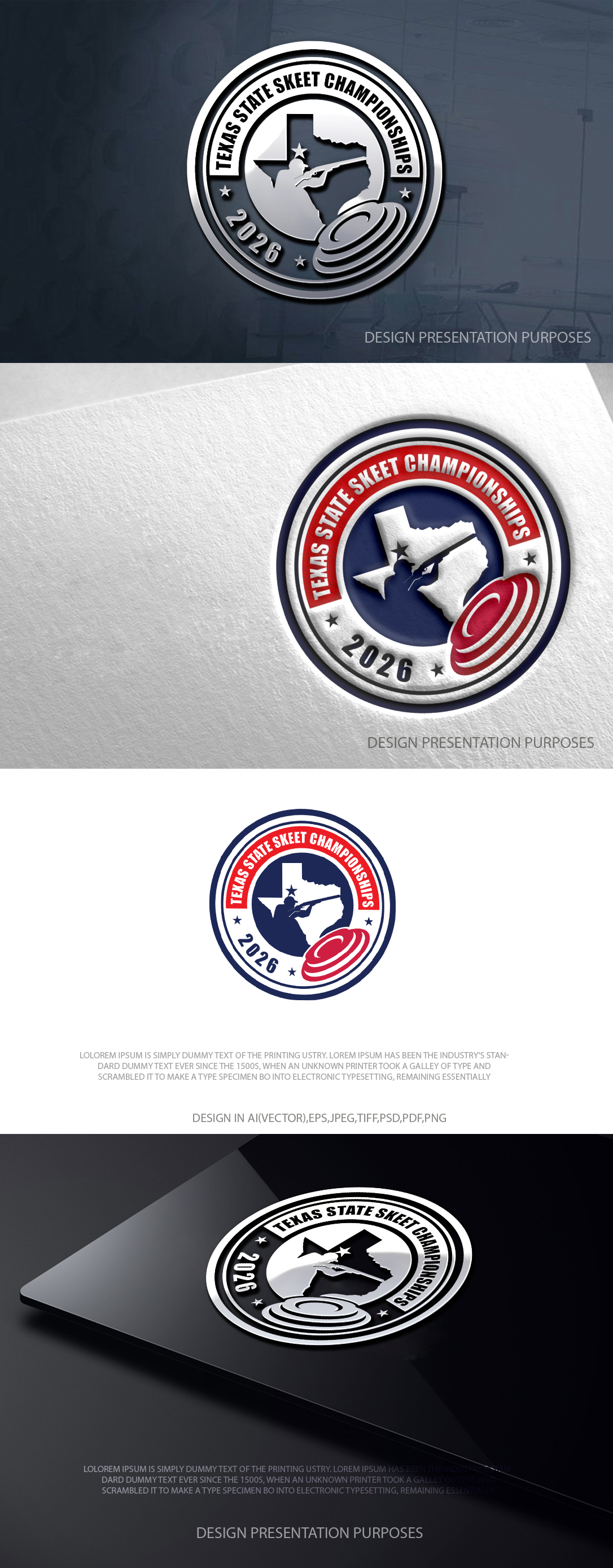 Logo Design by zebronicgraphic for Texas Skeet Shooters Association | Design #36795411