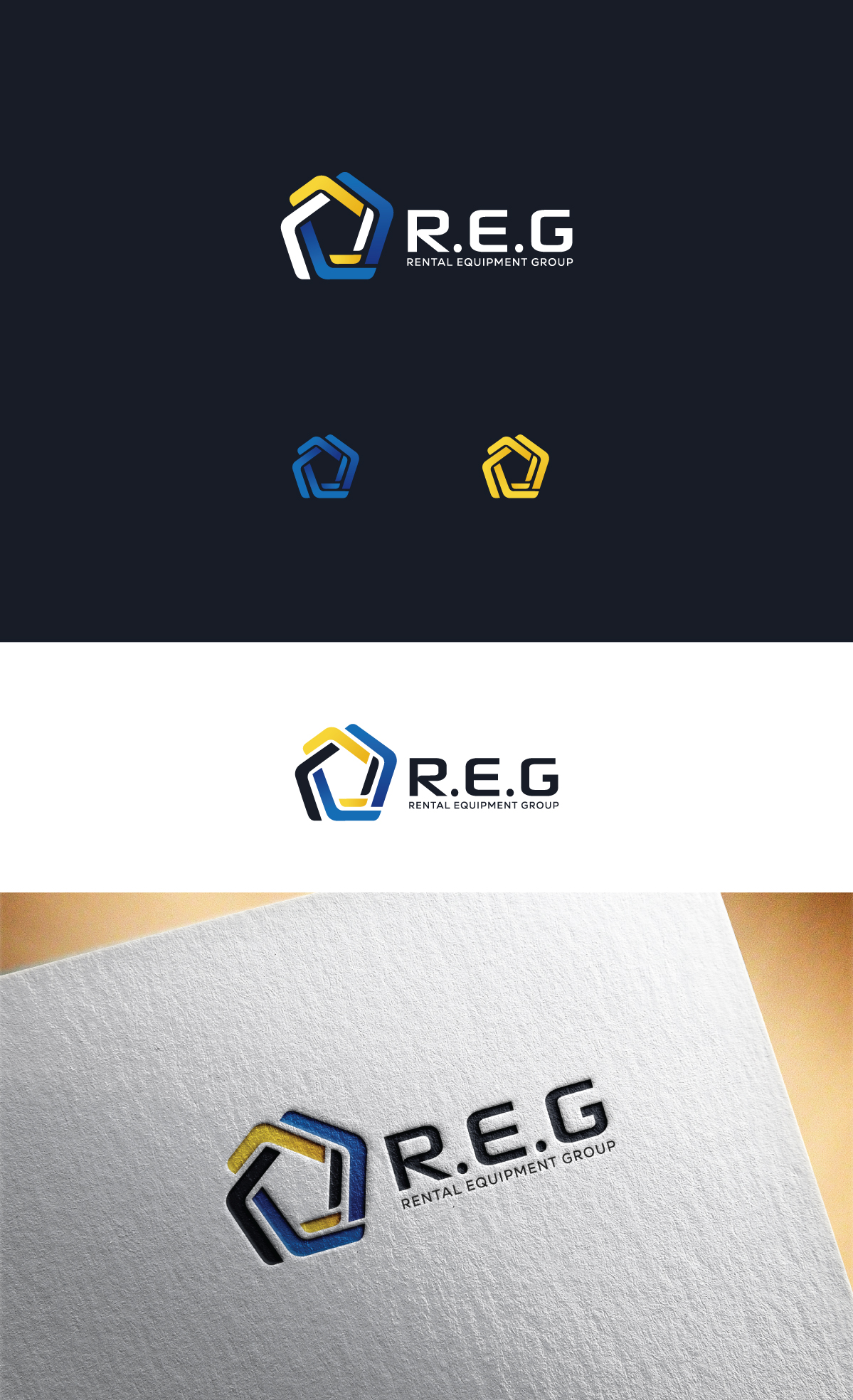 Logo Design by Logo Stock for Rental Equipment Group, LLC  | Design #36791932