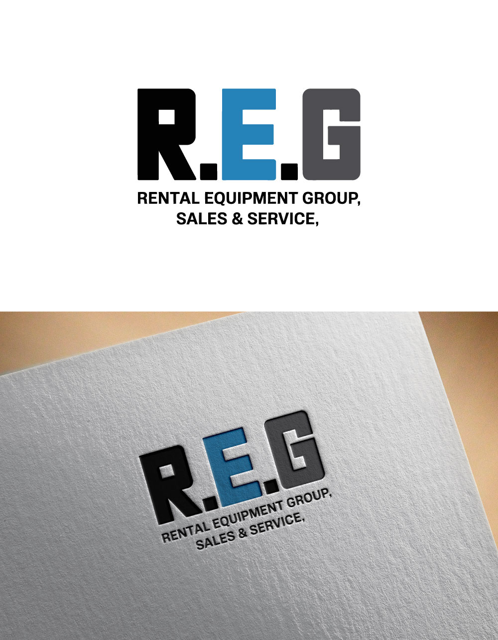 Logo Design by KING JM for Rental Equipment Group, LLC  | Design #36799798