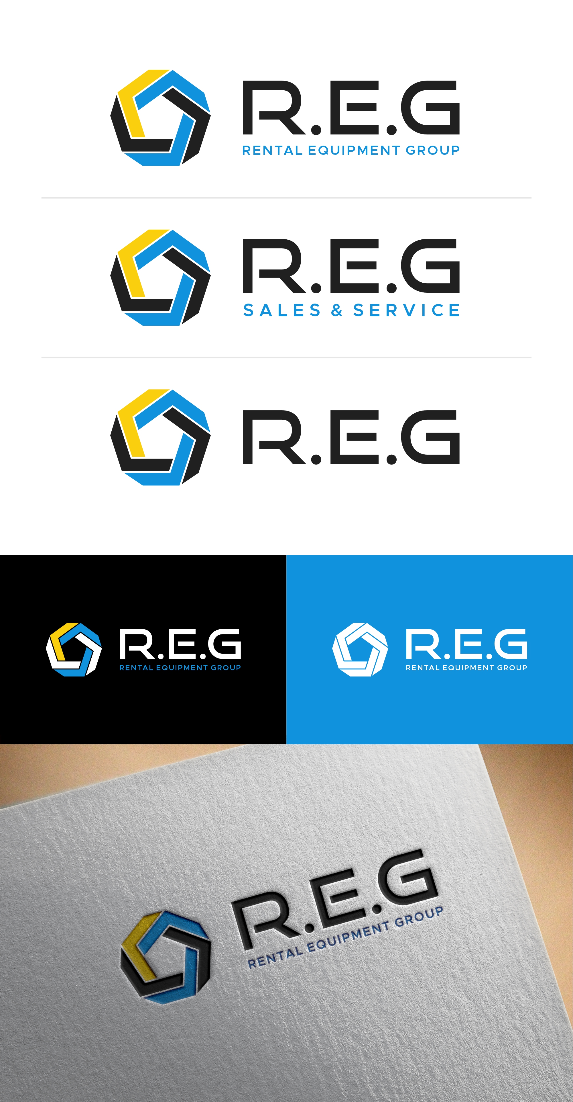 Logo Design by Noekha Studio for Rental Equipment Group, LLC  | Design #36792739