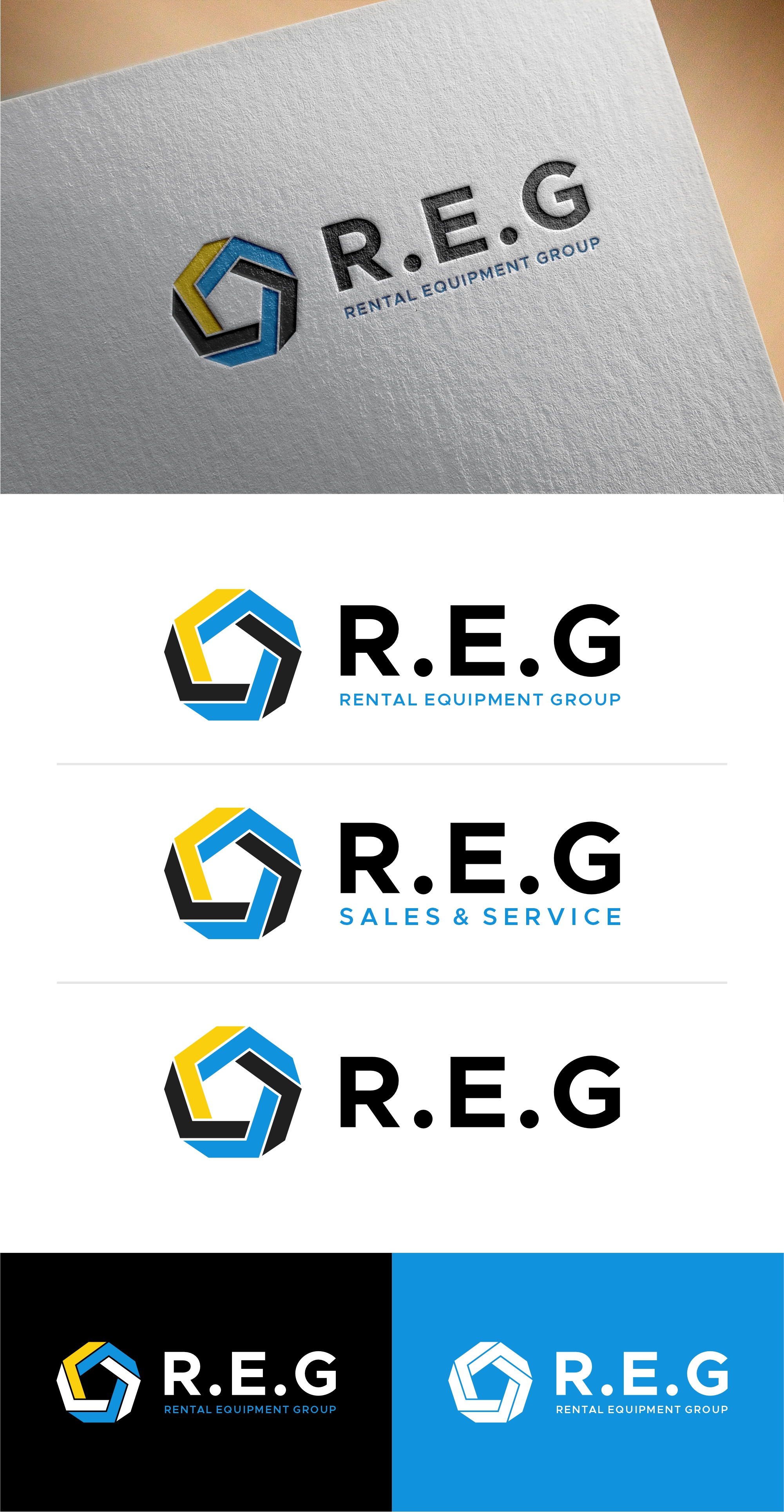 Logo Design by Noekha Studio for Rental Equipment Group, LLC  | Design #36812151