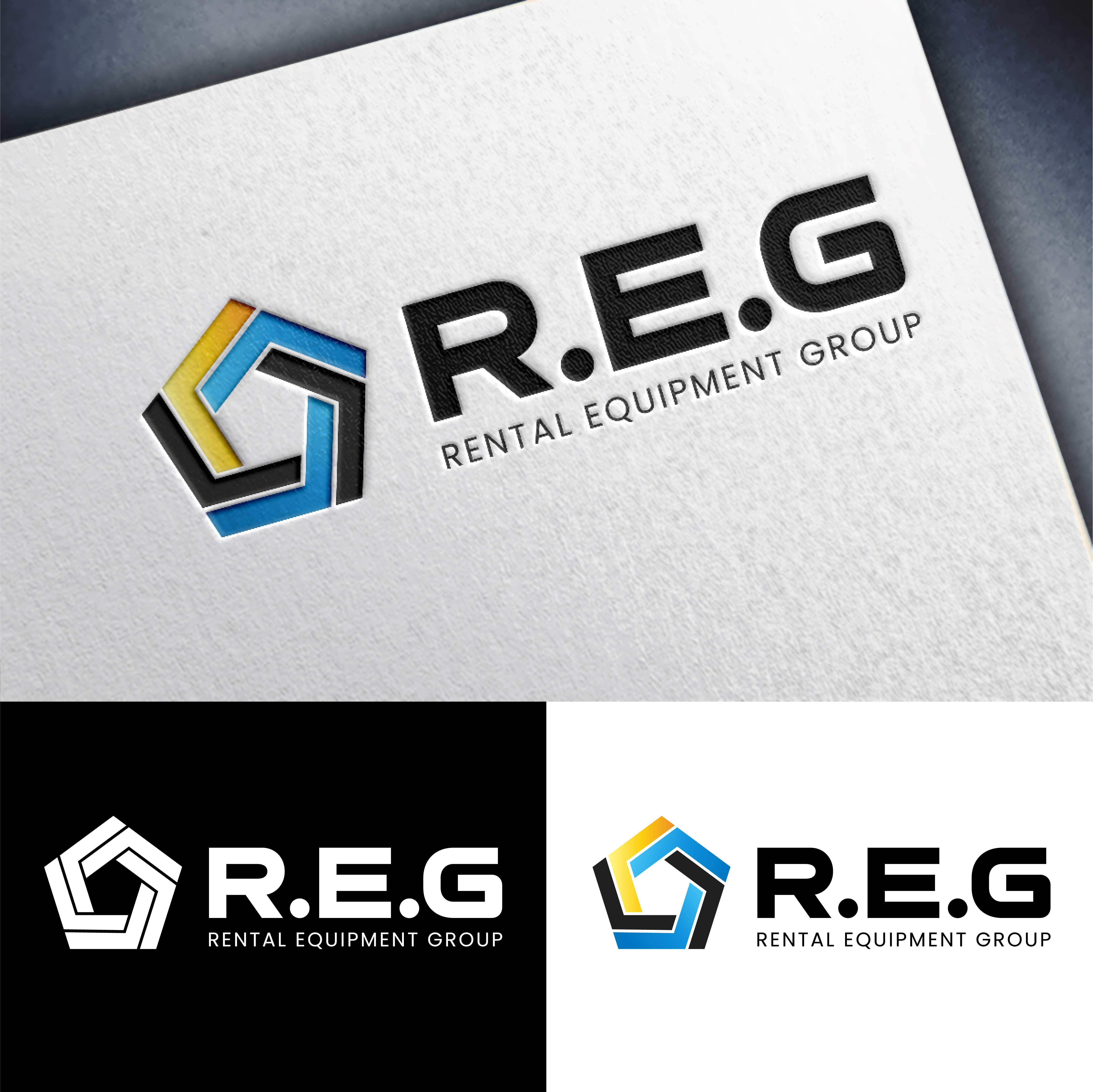 Logo Design by John Mark Arts for Rental Equipment Group, LLC  | Design #36791966