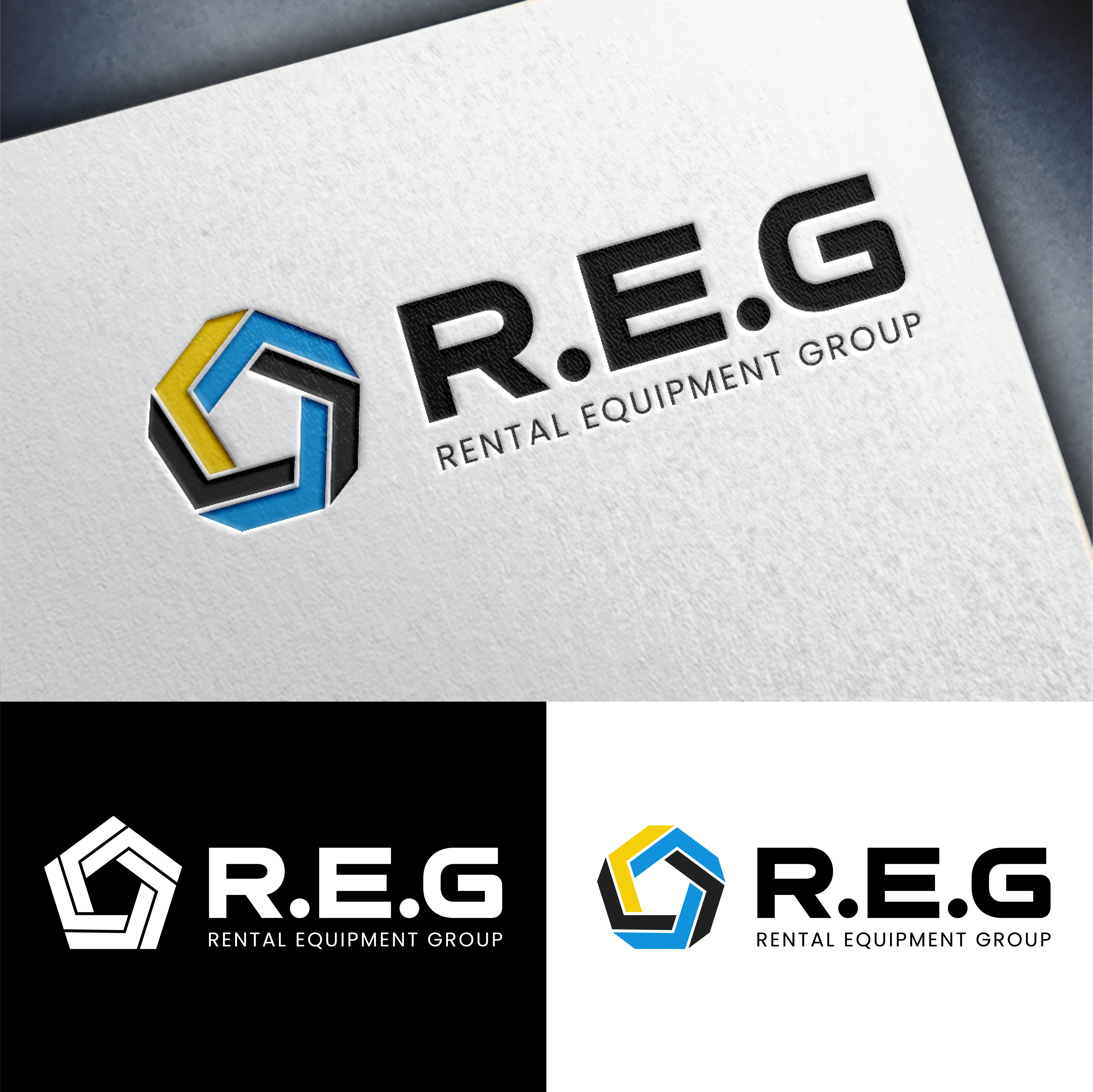 Logo Design by John Mark Arts for Rental Equipment Group, LLC  | Design #36791986