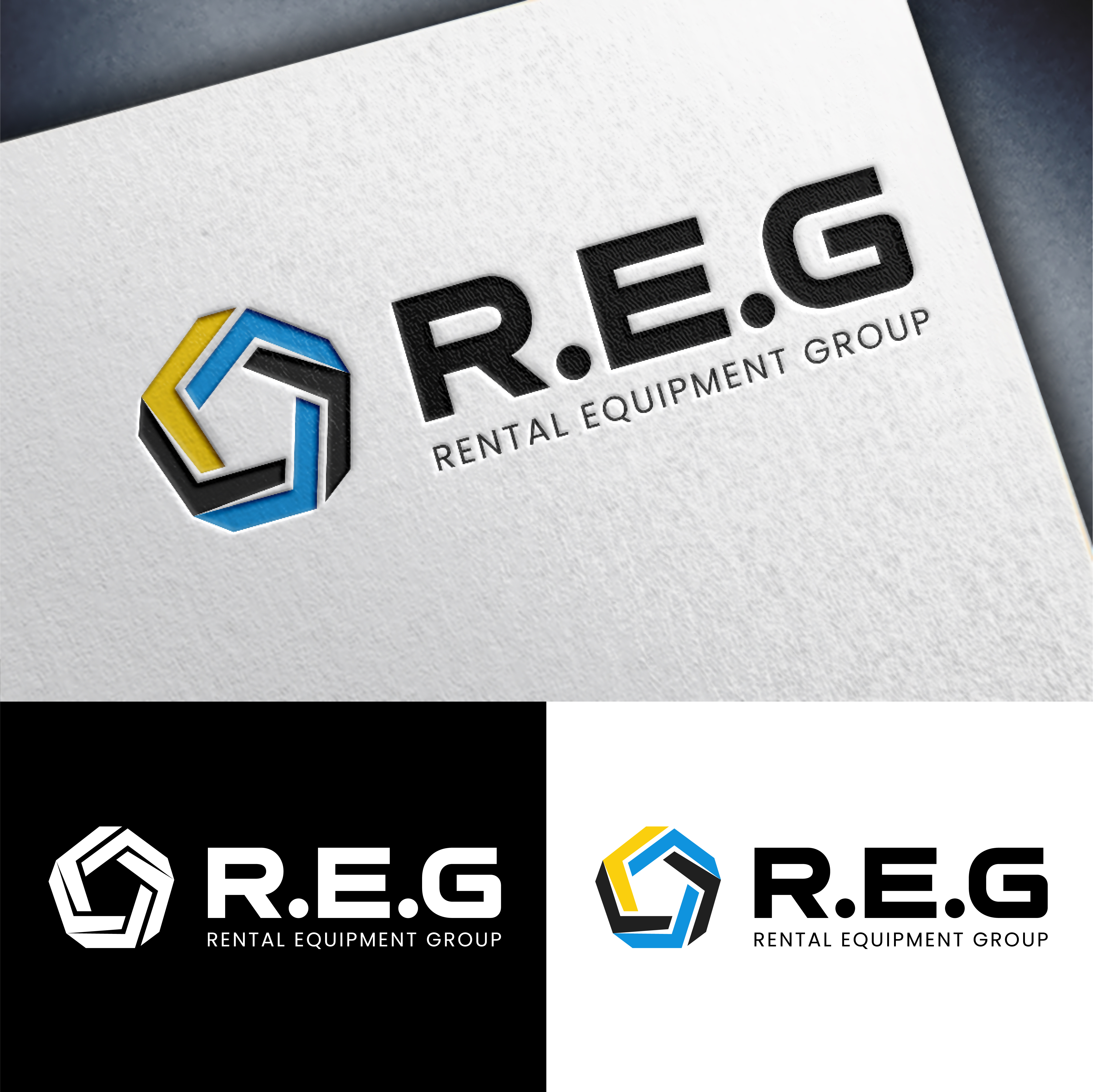 Logo Design by John Mark Arts for Rental Equipment Group, LLC  | Design #36792014