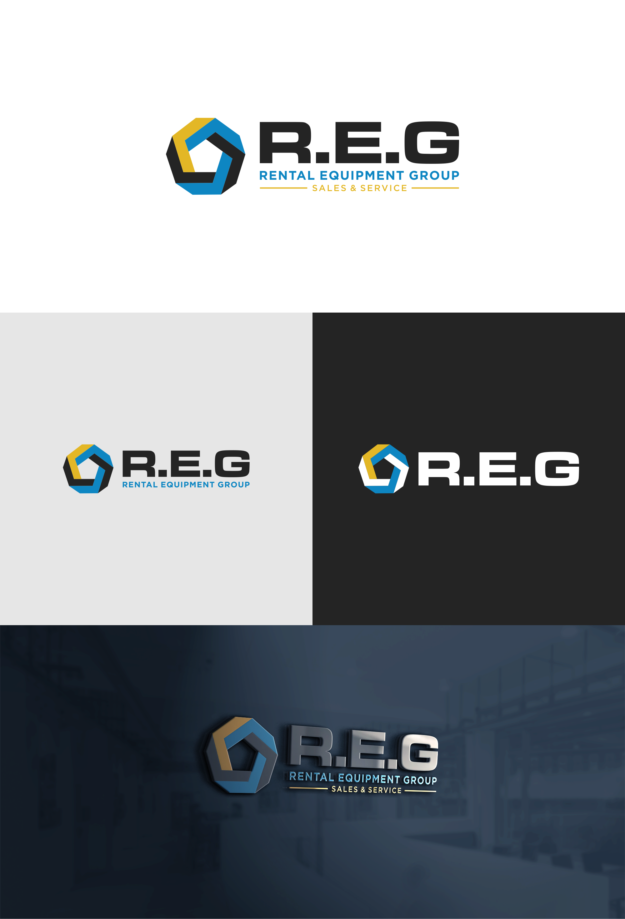Logo Design by ni9 for Rental Equipment Group, LLC  | Design: #36819119