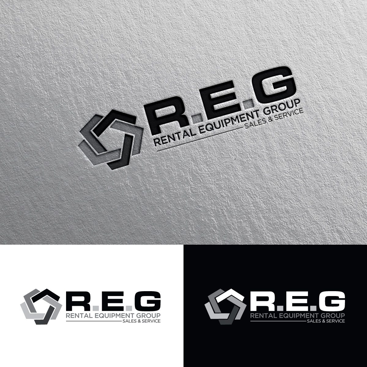 Logo Design by Alex Henry for Rental Equipment Group, LLC  | Design #36792278