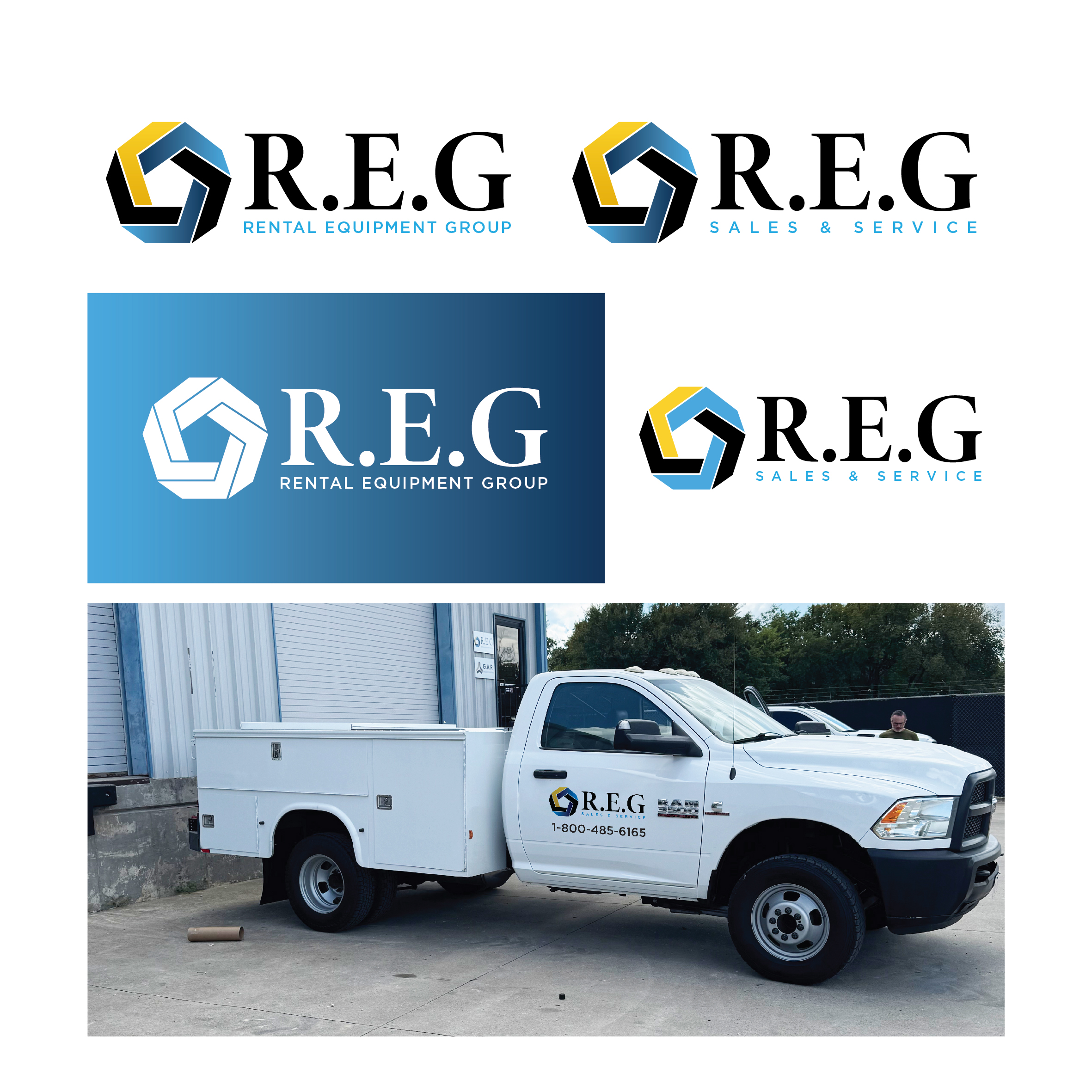 Logo Design by ArchaProduction for Rental Equipment Group, LLC  | Design #36822003