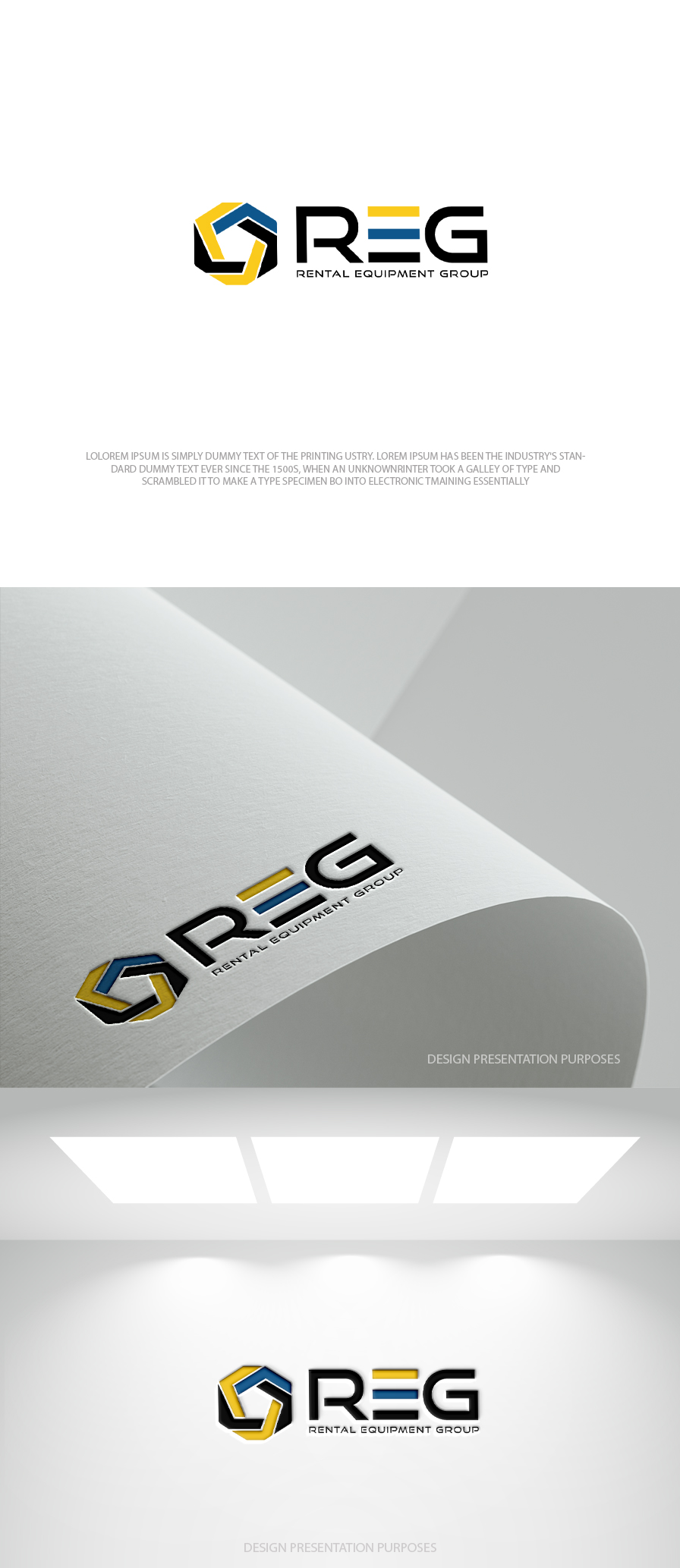 Logo Design by zebronicgraphic for Rental Equipment Group, LLC  | Design #36792808