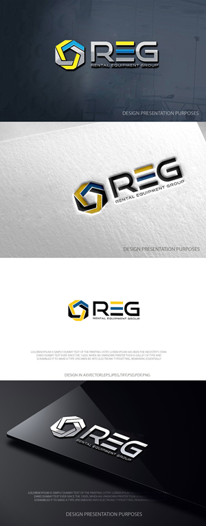 Logo Design by zebronicgraphic for Rental Equipment Group, LLC  | Design: #36792810