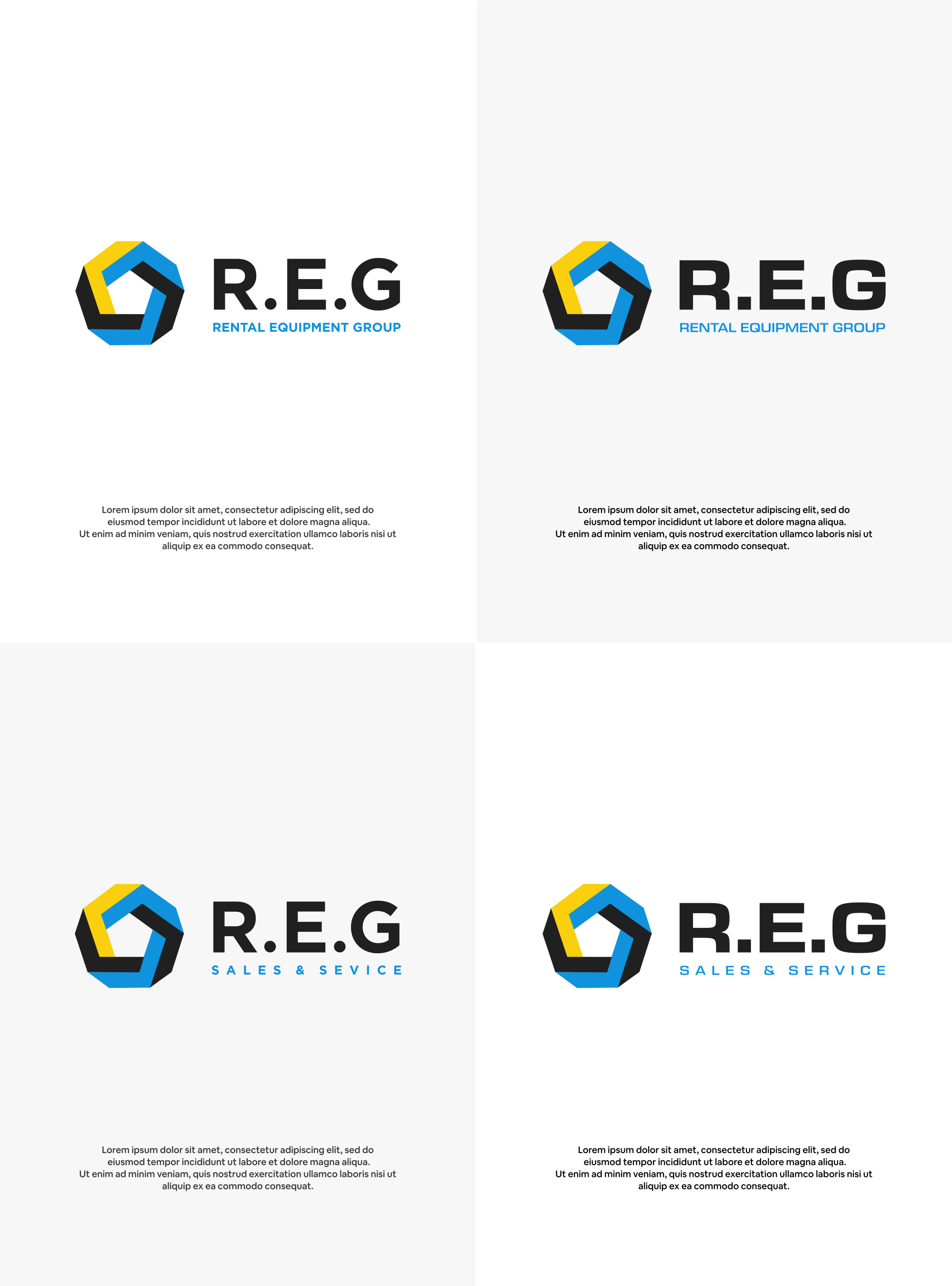 Logo Design by DesignFirst for Rental Equipment Group, LLC  | Design #36791978